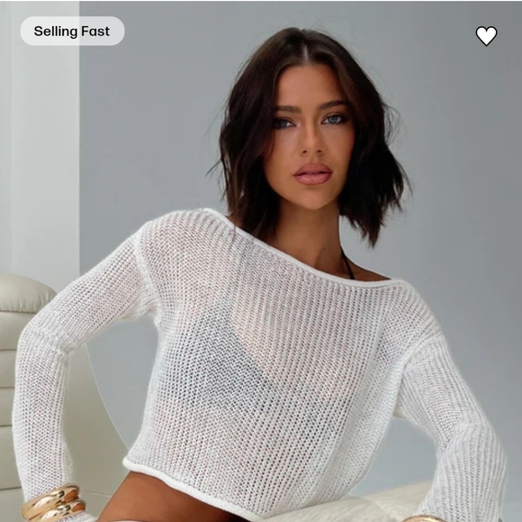 Princess Polly NWTs Cafe Pari Sweater - Picture 9 of 11